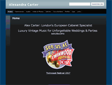 Tablet Screenshot of alexandracarter.com